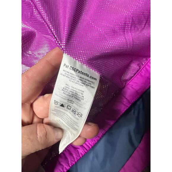 Columbia Girls Medium Purple Interchange Omni-Heat 3-in-1 Jacket - Picture 6 of 7